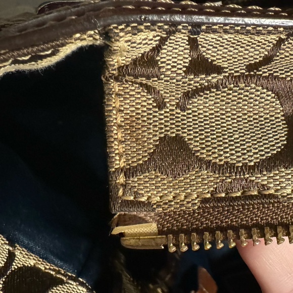 Coach Holiday Patchwork Galley Tote - Picture 8 of 12